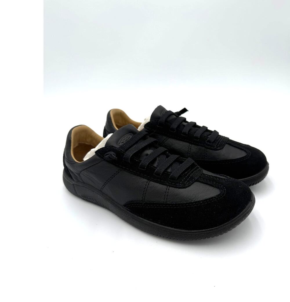 KEEN Men's KNX T-Toe Slip On Sneakers - Black/Black - 7 Men's